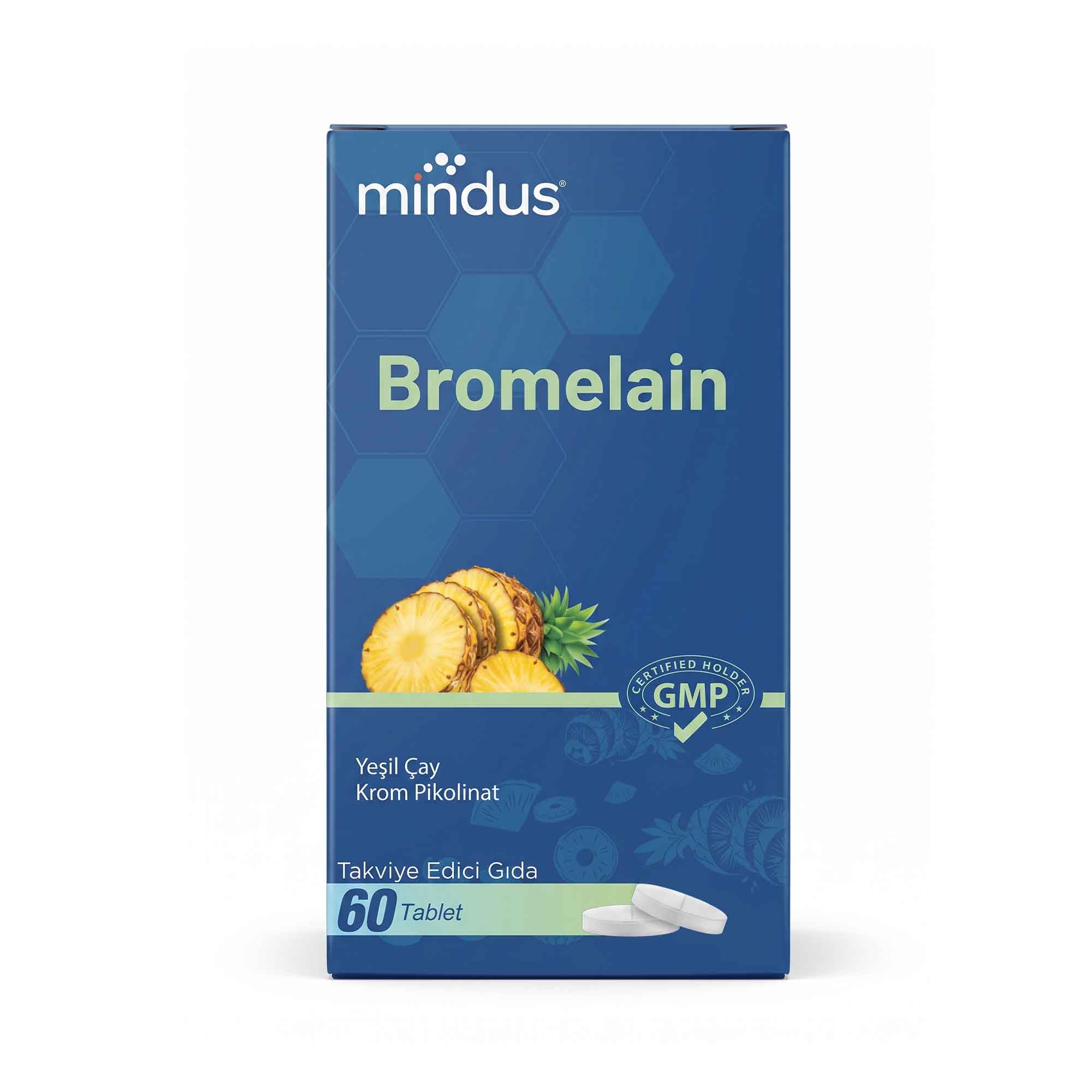 mindus Bromelain 60 Tablet