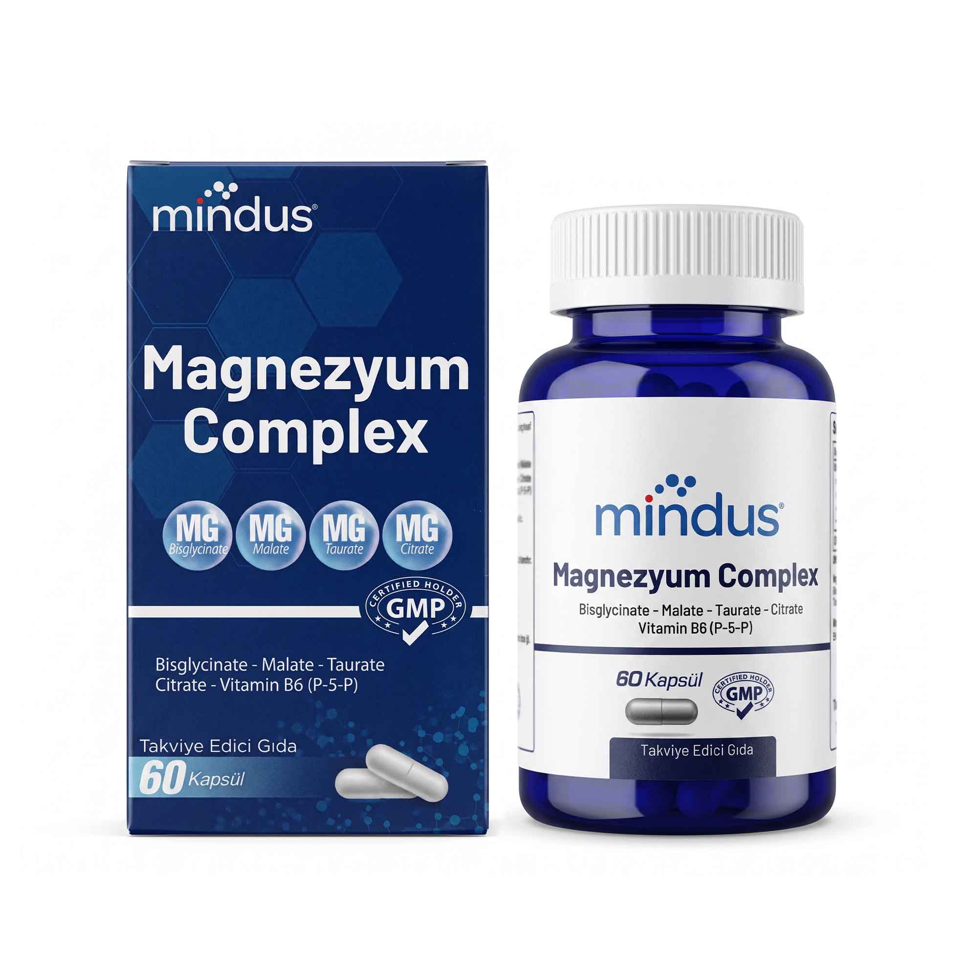 mindus Magnezyum Complex 60 Kapsül